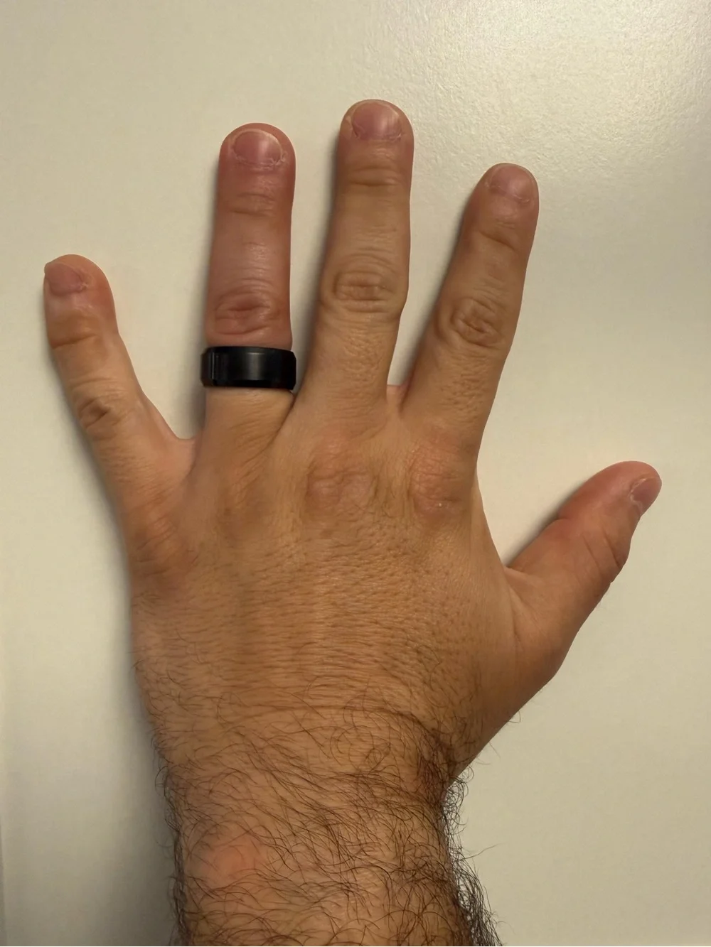 Carbide Tungsten Black Brushed Men's Ring by CARGIIDE
